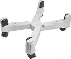 PC Stand Tower Stand for PC, Adjustable CPU Stand with 5 Swivel Casters, Mobile CPU Holder Type X for Under Desk, Adjustable Width up to 9.8 Inches Suitable for PC PC