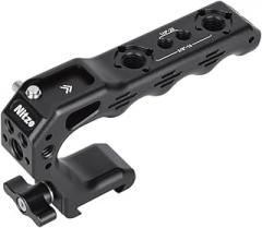 Nitze Camera Top Handle with NATO Clamp, Mini NATO Handle with Built-in Anti-Off Cold Shoe for DSLR and Mirrorless Camera Rigs (Lil Stinger II Handle) - PA28M-D1