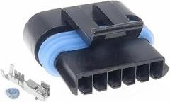 1 set 6-pin 12162210 12162260 12162261 Automotive Electronic Pedal Wire and Cable Male and Female Connectors(1 Set female)