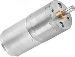 DC 12V Gear Box Reversible High Torque Reduction Electric Motor 25GA-370 Micro Gear Box Motor Speed Reduction Geared Motor for Electronic Lock Outer Diameter 25mm 500RPM