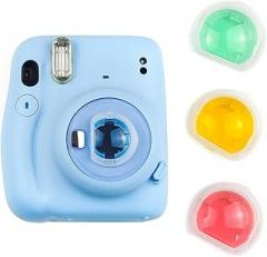 Close Up Color Lens Filter Set for Mini 11 Instant Camera Colorful Close Up Lens Color Filter - Green/Blue//Yellow Four Color Filter for Instant Camera Lens