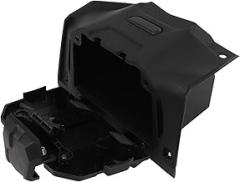 Electronic Device Mount, Electric Device Tablet Holder Secure Fixation Rugged Adjustable Increase Storage Capacity Shockproof with Storage Box for RZR XP Turbo