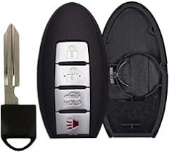 Replacement for Nissan Smart Prox. Key Shell 4 Buttons Fits for FCC ID KR55WK48903 Compatible with 2007-2012 - Altima and 2008-2014 - Maxima. Shell only, Electronic Board not Included (1)