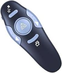 2.4Ghz Wireless Presentation Clicker for PowerPoint Presentations, USB Dongle Presenter Remote with Slide Clickers for Mac/Windows/Linux, Computer/Laptop, Slide/PPT/Keynote