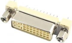 5pcs DVI 24+5 Pin Female Straight Solder 180 Degree PCB Mount Type Jack Socket Connector Adapter