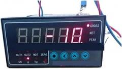 Load Cell,Load Cell Sensor, Round S Type Weight Sensor + Load Cell Indicator 2 Way Output 96x48 Weighing Display Pull And Push Pressure Sensor for DIY Portable Electronic Kitchen Scale Kit(200kg Indic