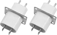 uxcell Household Electronic Microwave Oven Magnetron Filament Pin Sockets 2 Pcs