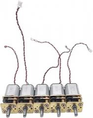 5Pcs) G12-N20 Micro Metal Gear Motor with Gearwheel DC Motors Reduction Motor D Shaft 3V-9V Rated Voltage 6V Rated Speed 66RPM New 2026 High for Reliable Electronic Component