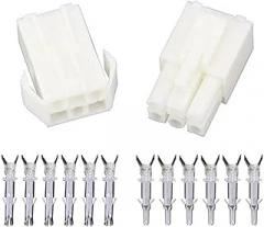 10 Sets/Kits EL-6P Electronic Connector 4.5mm Spacing,EL4.5 6P Multipole Connectors Male And Female + Terminal AICNRUT