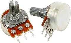 5 Pcs WH148 B1K B2K B5K B10K B20K B50K B100K B250K B500K B1M 3Pin 15mm Shaft Amplifier Dual Stereo PotentioTrackier Metier Replacement for OEM New 2026 High for Reliable Electronic Component