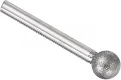 Diamond Grinding Bit - [12mm Dia 120 Grtis] Ball Head Carving Drill Bits Rotary Tool for Carving Polishing Use | 6mm Round Shank