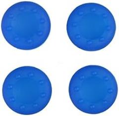 Analog Silicone Thumb Stick Grip Joystick Caps Cover for PS4 PS3 Xbox 360 Xbox One Game Controllers (4 x Blue)