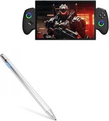 BoxWave Stylus Pen Compatible with OneXPlayer X1 (10.95 in) - AccuPoint Active Stylus, Electronic Stylus with Ultra Fine Tip - Metallic Silver