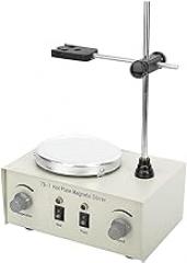 Constant Temperature Magnetic Stirrer, Electronic Temperature Control Analog Temperature Control Magnetic Heating Stirrer, Suitable for Chemical Laboratories and Agricultural Research