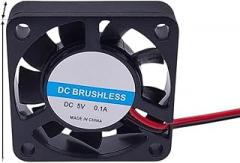 DC Brushless Fan with Two Lines 5V 12V 24V Industrial Cooling Fans Sleeve Bearing 25/30/35/40/50 * 10mm Replacement for OEM New 2026 High for Reliable Electronic Component