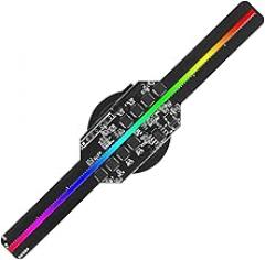 3D Holographic Fan, Desktop Mini 14cm 128LED 3D Olografico Macchina Pubblicitaria Ventola 10W 14cm Proiettore Olografico Con Copertura Protettiva