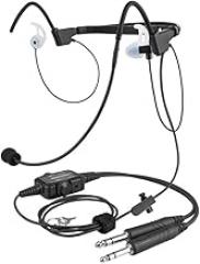 in-Ear Aviation Headset with GA Dual Plugs, Super Light Weight, Mono and Stereo Compatibility, MP3 Input, Includes Headset Bag