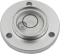 Round Nivel Bubble Circular Spirit Level Bead Up Flange Blister for Electronic Gradienter Level Dia 28mm 1PCS(WHITE)