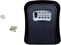 Wall Mount Key Lock Box 4 Digit Password Code Security Lock No Key for Home Office Key Safe Secret Storage Box Organizer New 2026 High for Reliable Electronic Component, Precision, Stable Performance