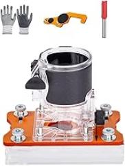 Aboiled Adjustable Router Base - 2-In-1 Woodworking Trimmer Slotting Bracket for Precision Cutting and Grooving