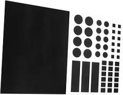 Uonlytech 2pcs LED Light Blocking Stickers Blackout Tape for Electronics Black Light Dimming Film Suitable for Routers and Indicator Non-Reflective Easy to Apply