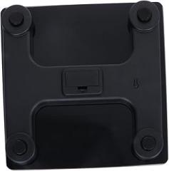 Home Precision Electronic Scale Intelligent Weight Measurement Battery- Durable Design with Led Display for Household Use Black