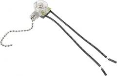 2pcs Ceiling Fan Pull Chain Switch 10cm Length Semi- 2-Wire Control for Ceiling Fans and Table Lamps