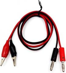 Banana to Alligator Test Cable Clips for Electronics Projects for Circuit Testing and Applications