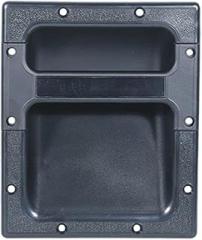 Recessed DJ Speaker Handle for Professional Audio Equipment, ABS Speaker Cabinet Handle, Heavy Duty Replacement Handle, Black Recessed Handle for Amp Cabinet(JH124)