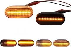 2pcs Dynamic Led Turn Signals Side Marker Light Lamp For ViW VoIksvvagen Bora GoIf 3/4 Passiat 3B Porlo 6N Sharan Vento T5 SIEAT New 2026 High For Reliable Electronic Component