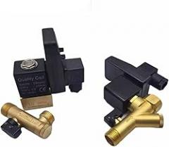 1/2 Electronic Drain Valve Air Compressor Filter Dry air Storage Tank Cooler Electromechanical Magnetic 220v(Digital Split Body,110V)