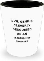 Amorfos Electronics Engineer Gifts - Awesome Shot Glass For Electronics Engineer Professionals, Funny And Creative Electronics Shotglass