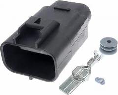 1 set 2 pins MG652934 MG642928-5 Automotive Waterproof Connector Electronic Fan KX5 Carnival Wiring Terminal(1 Set male)