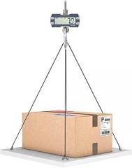 Digital Crane Scale, 2 Ton Digital Hanging Crane Scale with Remote Controller, Heavy Duty 2200lb/1000kg Industrial Electronic Scale, Portable Big Hoist Wild Game Scale kg/lb/N (2200lbs Silver Grey)