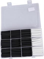 CHILDWEET 301pcs Heat Shrinkable Sleeve Halogen Flexible High Strength Toughness for Wiring Electronic Components Insulation and