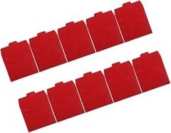 10pcs Retro Paper Cd DVD Sleeves Cardboard Storage Envelopes for Organized Media Scratch for Discs for Weddings and Photography Red