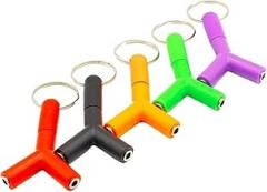 fengpeng Y Type 3.5mm Headphone Male to Dual Female Audio Cables Splitter Adapter Plug Stereo Earphone Splitters(Red)