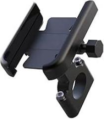 Motorbike GPS Mount Motorcycle Aluminum GPS Navigation Stand Alloy Metal Mobile Phone Holder Special Motorcycle Riding Smartphone Mount Motorcycle Phone Bracket(2)