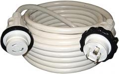 Marinco 199120 Marinco 30A 125V Molded Standard Cordset - White By Wire N Cable