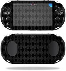 MightySkins Skin Compatible with Sony PS Vita (Wi-Fi 2nd Gen) wrap Cover Sticker Skins Black Argyle