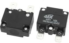 Electronic Components AC 125V/250V 15A NC Automatic Reset Overload Protector Circuit Breaker 2Pcs