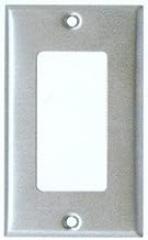 Morris 83874 304 Midsize Wall Plate, Decorative/GFCI, 1 Gang, Stainless Steel