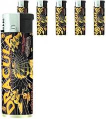 Refillable Electronic Lighter Set of 5 Pieces D-178 Dracula The Vampire Thriller
