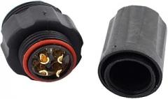 New Lon0167 M22-4 Thread Featured 4P Waterproof Connector reliable efficacy Cable Female Socket Connect pipe tube-Type(id:a3d e4 7d 183)