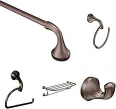 Bundle of Moen Eva Collection Oil Rubbed Bronze 18
