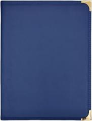 Milageto Restaurant Menu Covers Holder Menus Folder Refillable Transparent Sleeve 12 Views Menu Holder for Restaurant Bar Cafe Wedding, Blue