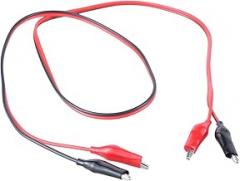 Double Ended Clip Set Electric Wire Power Test Cable For Lab Experiment And Electronics Power Test Cable