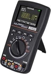ET828 2-in-1 Smart Digital Oscilloscope and Multimeter, 1MHz Bandwidth, 2.5Msps Sampling Rate, 4000 Count Auto Ranging, Data Storage for Electronics Testing and Measurement, Black
