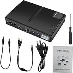 18W 1018L Large Capacity Portable Uninterruptible UPS Povver Suppli Suitable for Router VViFi AC 85-265V to DC 5V/9V12V/15V/24V New 2026 High for Reliable Electronic Component