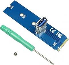 for NGFF M.2 to PCI-E X16 Slot M2 to USB 3.0 Pcie Riser Card Extension Cable Male to Female Adapter Miner Card for BTC Litecoin
